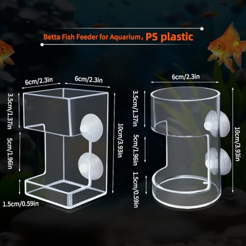 Detalle 2 de Acrylic Automatic Feeding Ring for Fish Tank ๐ฃ