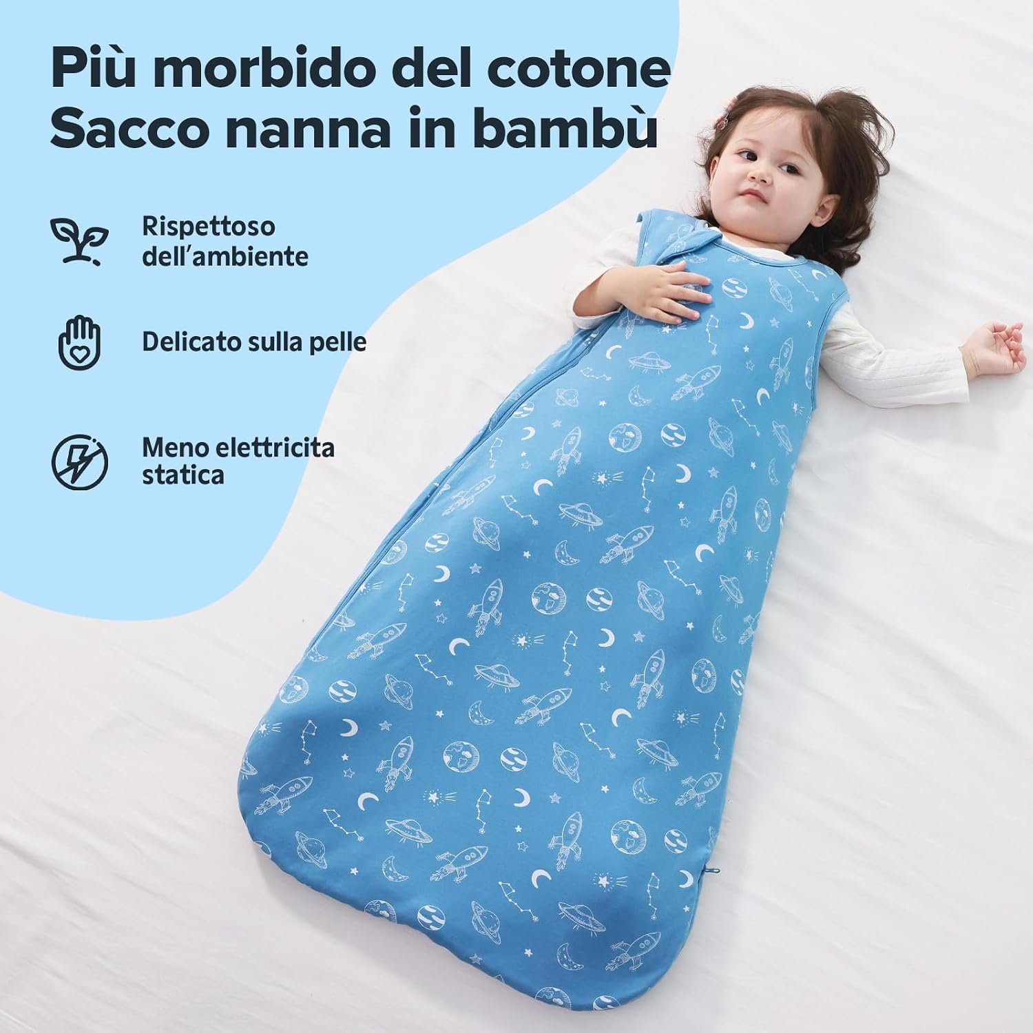 Detalle 1 de ToyaTec Sacco Nanna 2.5 tog in Viscosa di Bambù