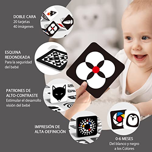Detalle 2 de hahaland Flashcards Bebés 0-6 Meses
