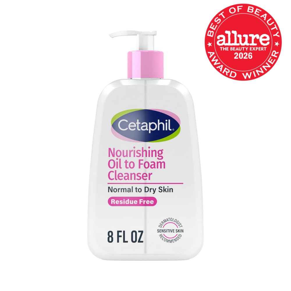 Detalle de Cetaphil Nourishing Oil to Foam Facial Cleanser for Normal to Dry Skin (8 fl oz)