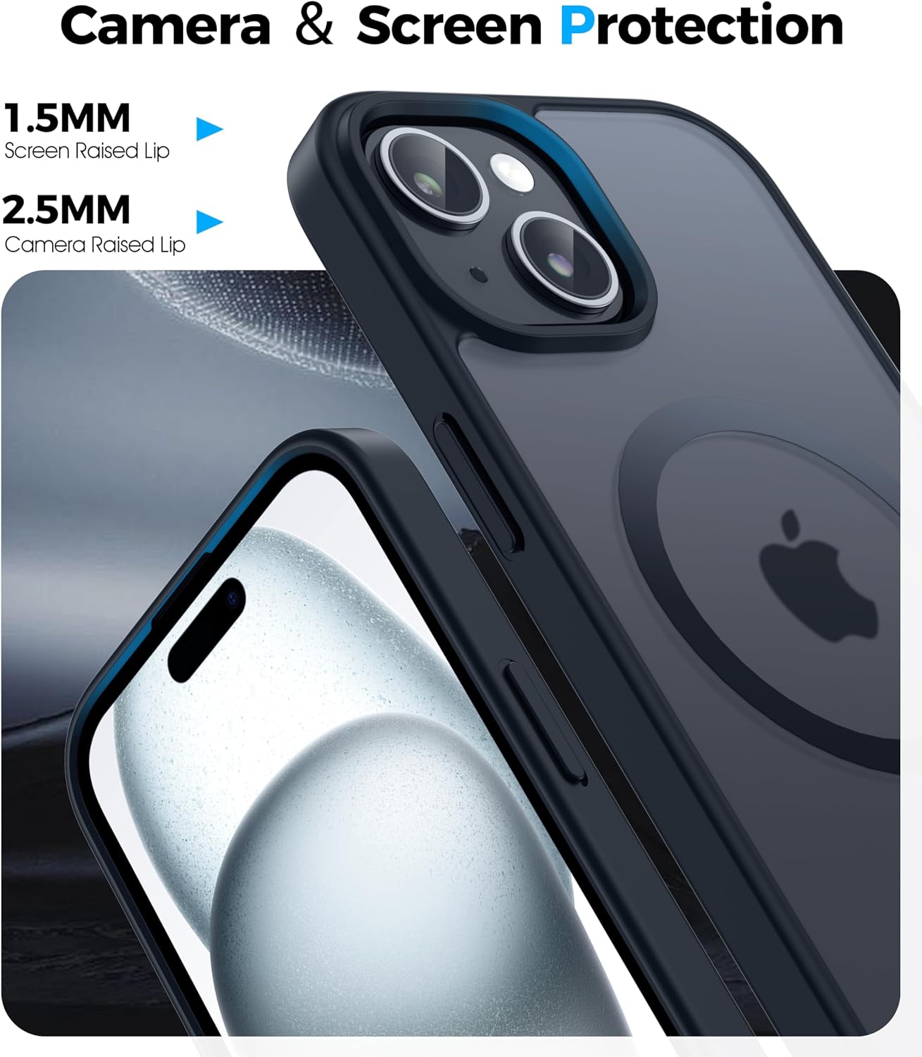 Detalle 2 de Opkiegrn funda iPhone 16e/15/14