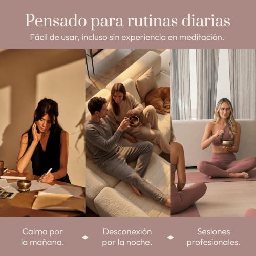 Detalle de Juego de cuencos tibetanos Silent Mind: set completo para meditación y curación sonora