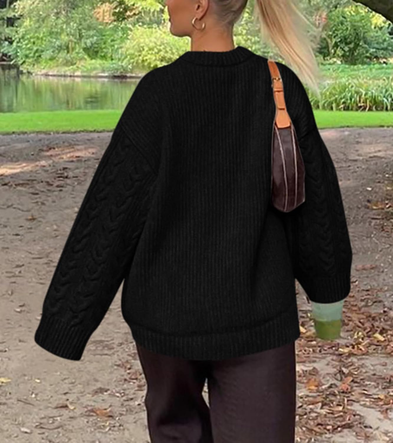 Thumbnail 2 de Okiwam Oversized Sweater Crewneck