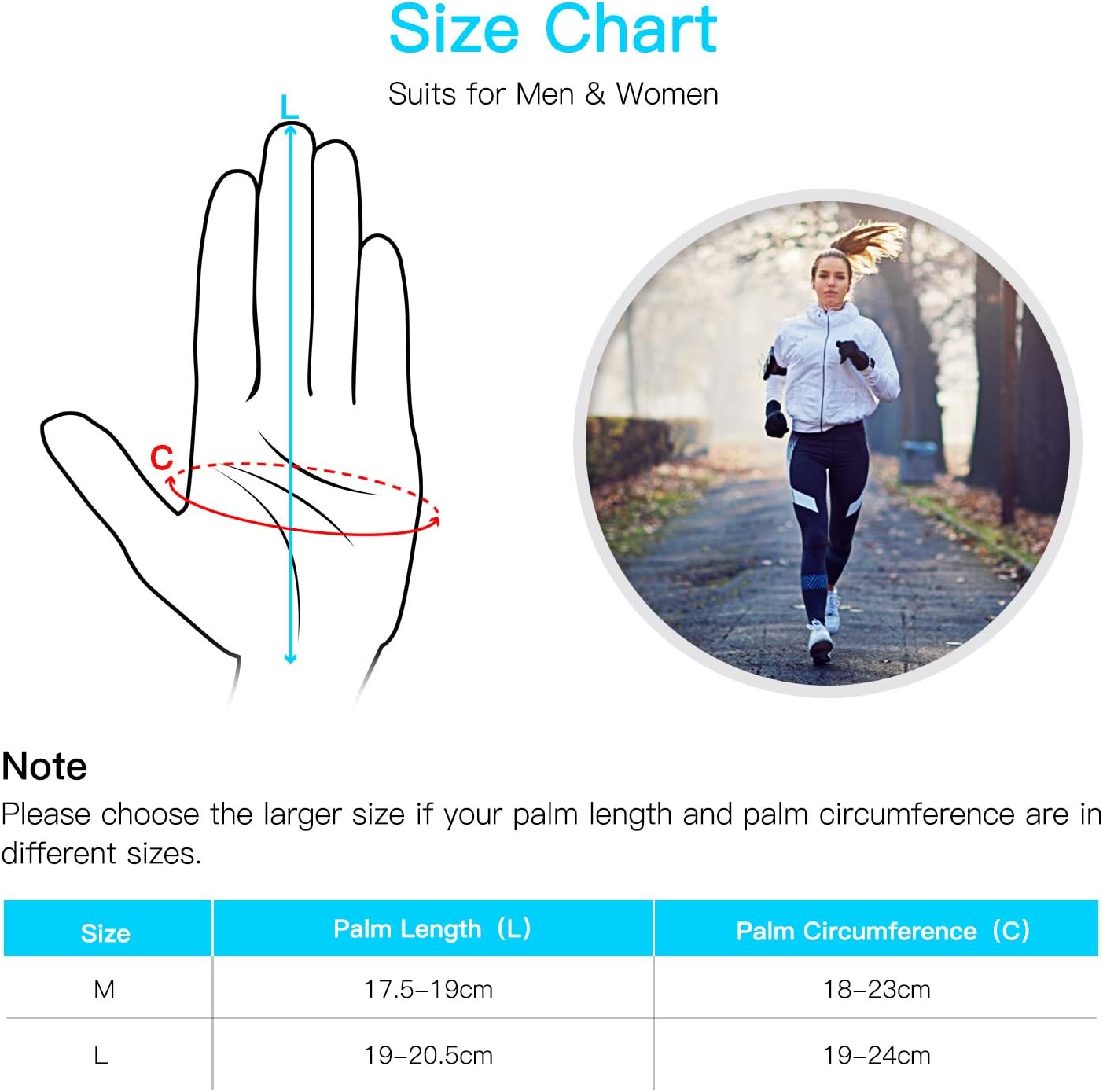 Thumbnail 5 de Unigear Touchscreen Handschuhe – warme, rutschfeste Outdoor-Handschuhe