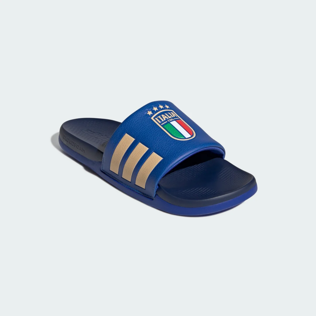 Thumbnail 3 de Adilette Comfort 2.0 Italia de Adidas: chancla casual en azul para uso diario