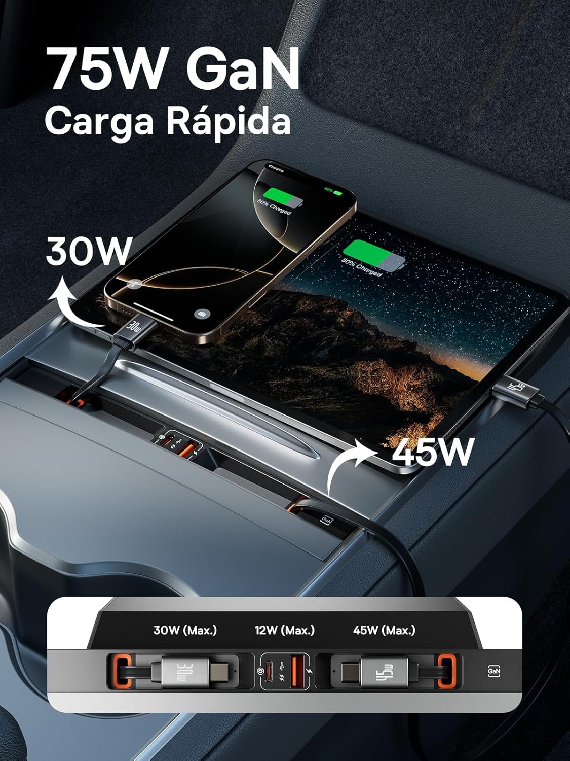 Thumbnail 5 de Baseus Hub USB 45W para Tesla Model Y/3 🚗 Multiport Dock