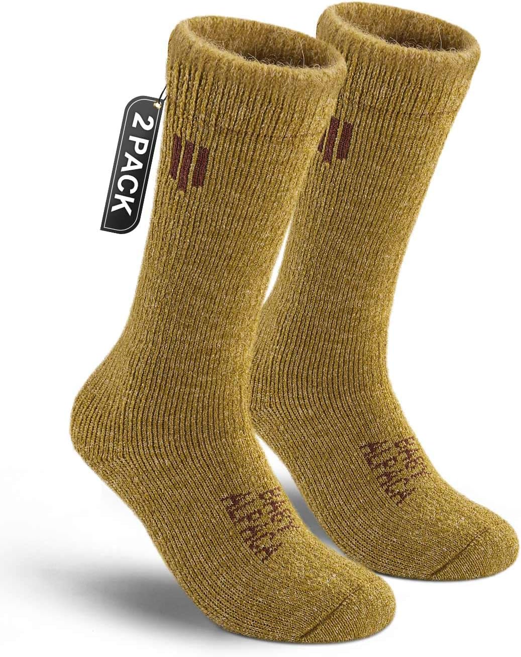 Detalle de Juclise Baby Alpaca Boot Socks, Heavyweight Thermal Cushioning for Winter