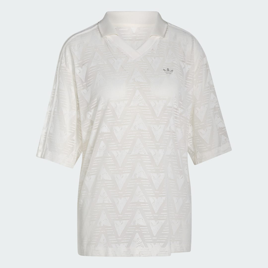Detalle 2 de Camiseta de Fútbol Lace de Adidas – Color blanco