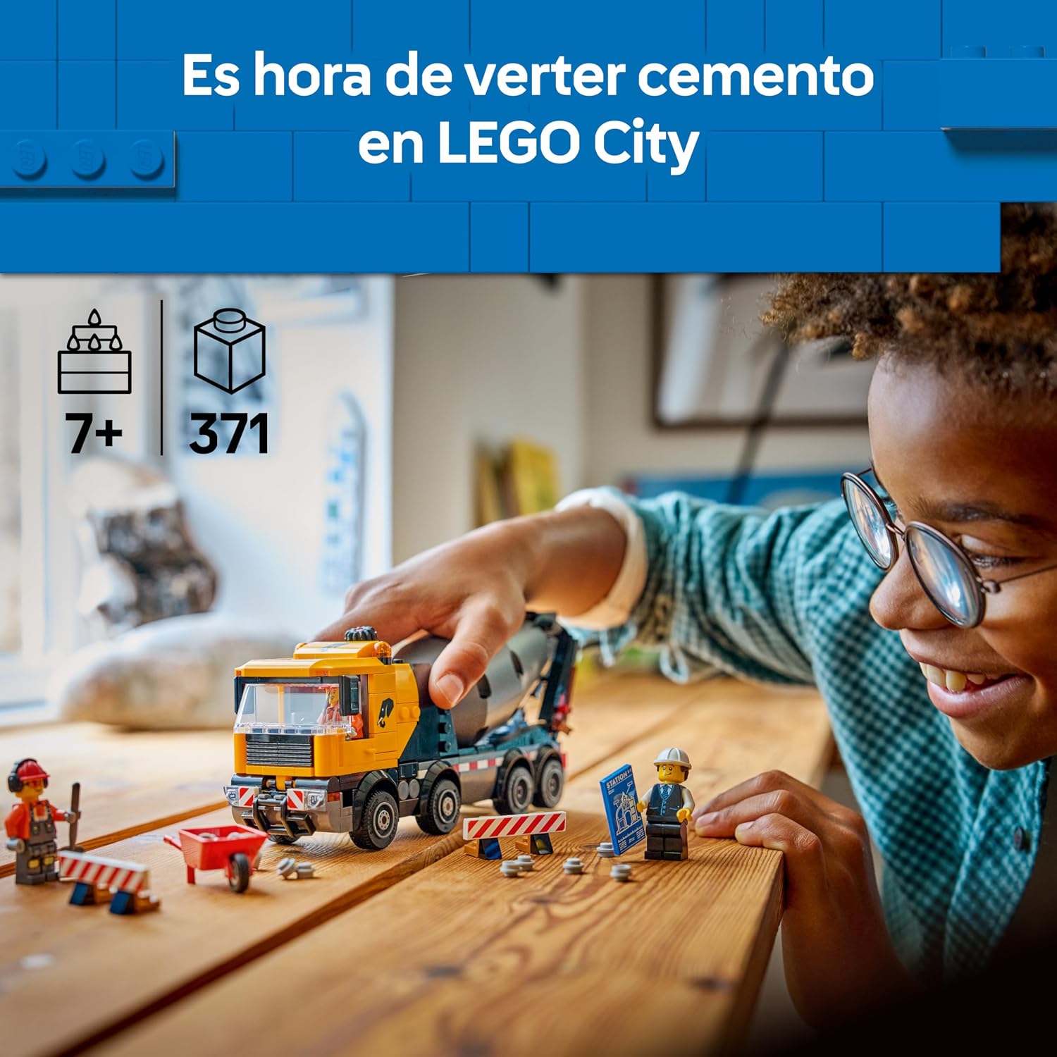 Detalle 2 de LEGO City Hormigonera 60478 para 7+ años