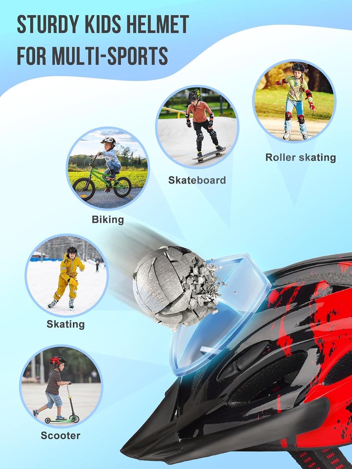 Thumbnail 6 de Kids Bike Helmet for Boys & Girls 3–15 years