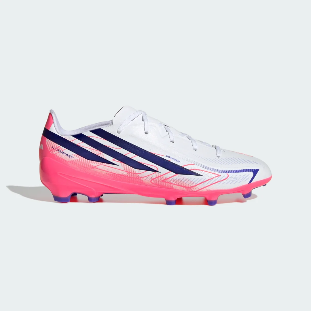 Detalle de Adidas F50 Hyperfast League Bota de césped natural seco