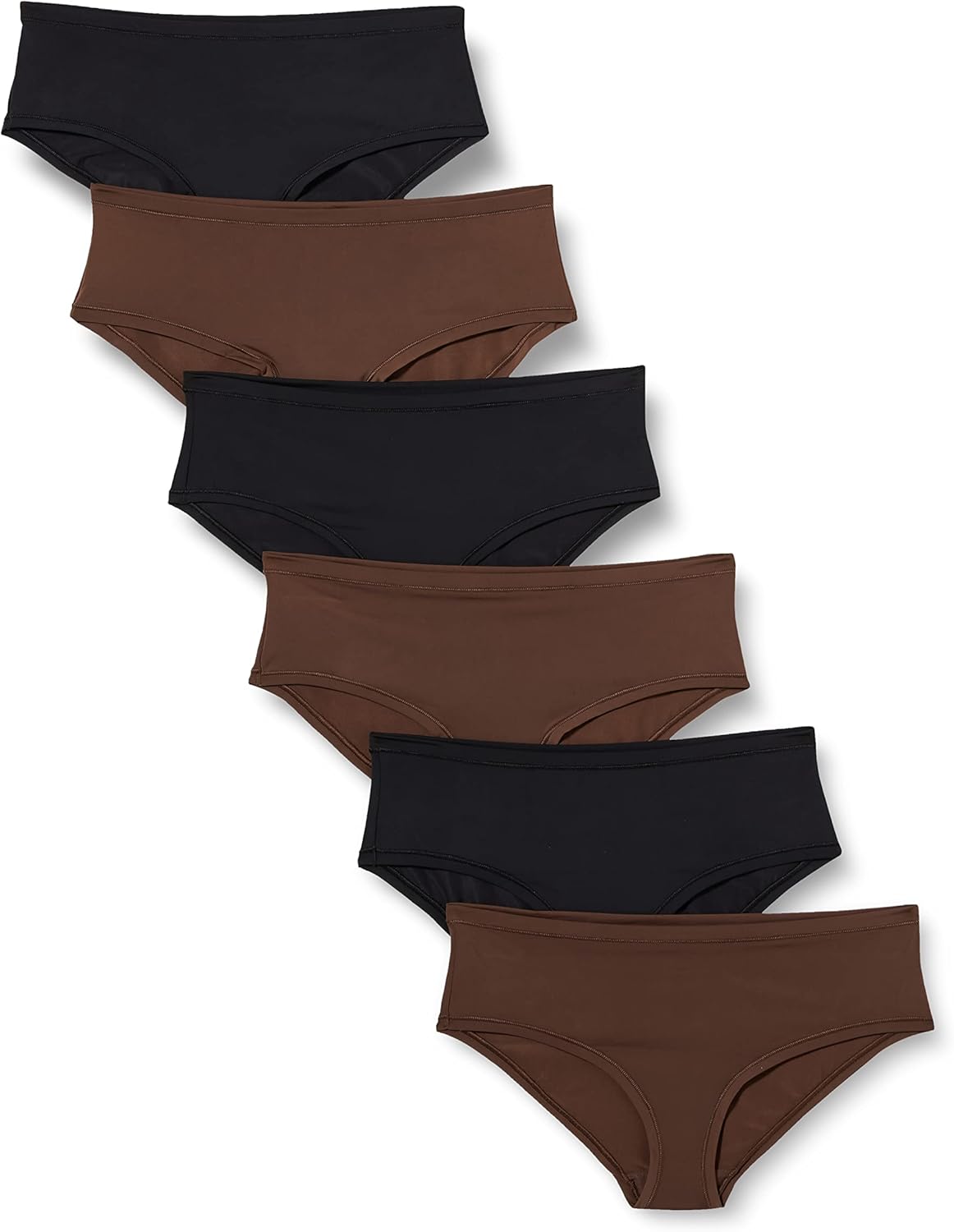 Thumbnail 6 de Amazon Essentials Women’s Mid Rise Underwear (Pack of 6) – Soft microfibre midi briefs (plus sizes available)