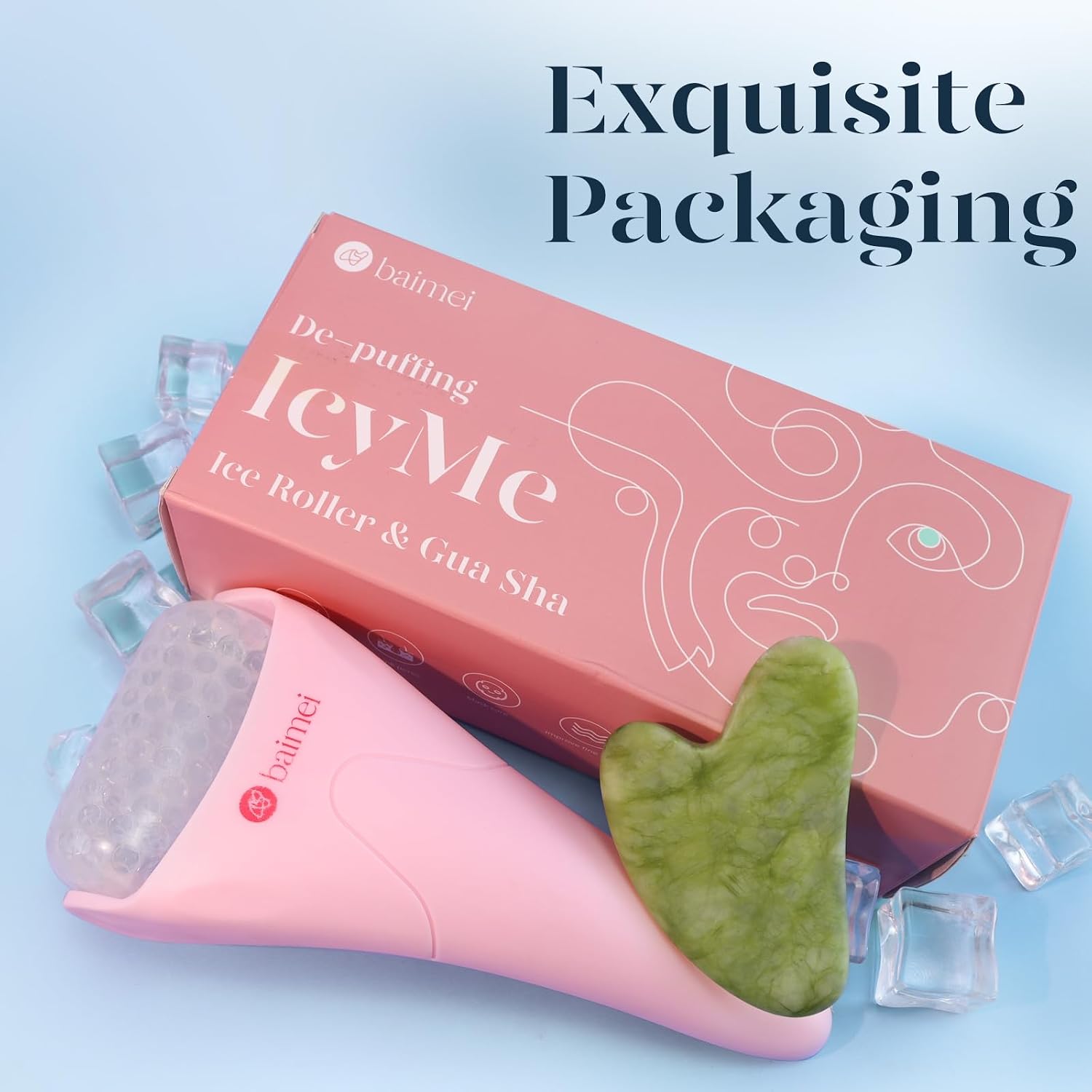 Thumbnail 5 de BAIMEI IcyMe Ice Roller for Face 2pc Set