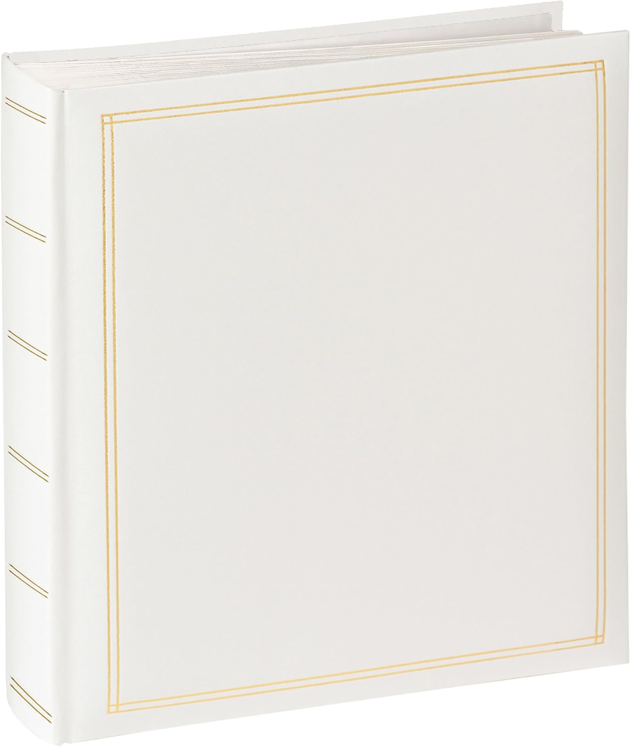 Detalle de Walther Design Album Photo Blanc 300 Photos 10 x 15 cm Memo Book Simili Cuir avec gaufrage, Monza ME-140-W