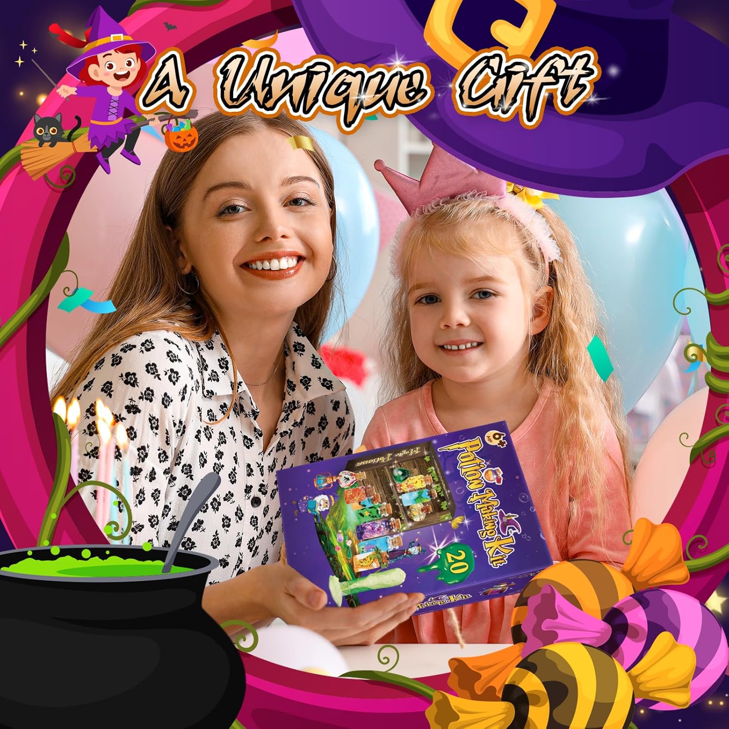 Thumbnail 6 de Adeokay Pozioni Magiche Bambina: kit creativo di magia e scienza per età 6–12 anni