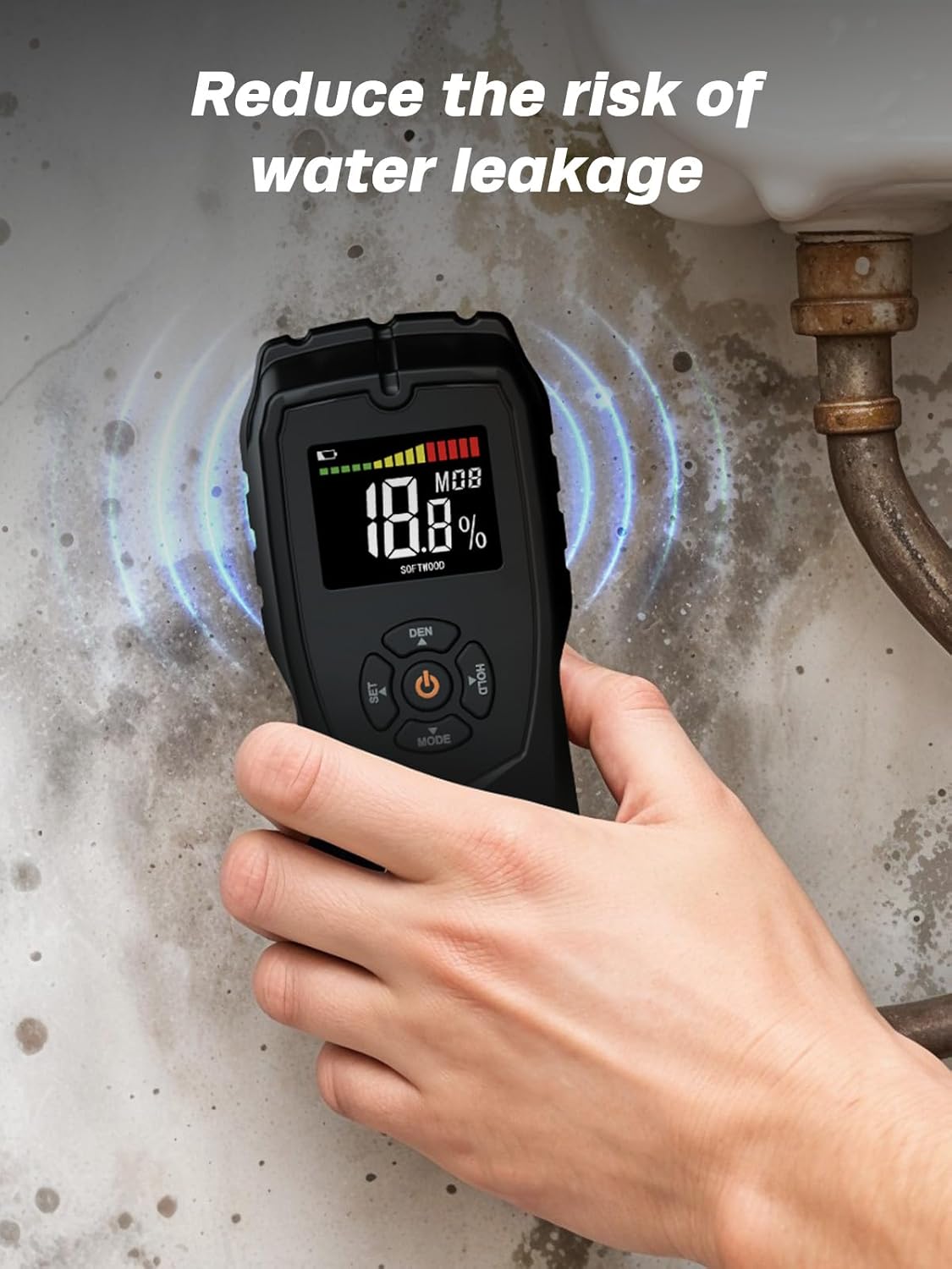 Thumbnail 2 de Pinless Moisture Meter 4-mode non-destructive detector