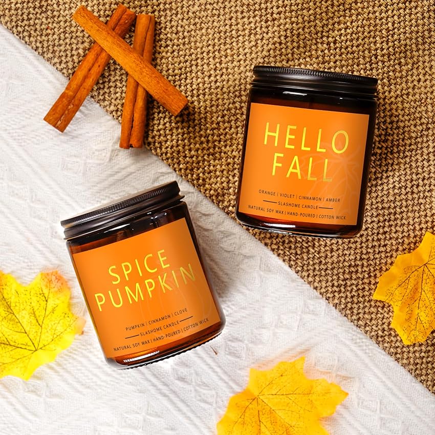 Thumbnail 5 de Hello Fall Soy Candles Set 7oz × 6 Pack 🕯