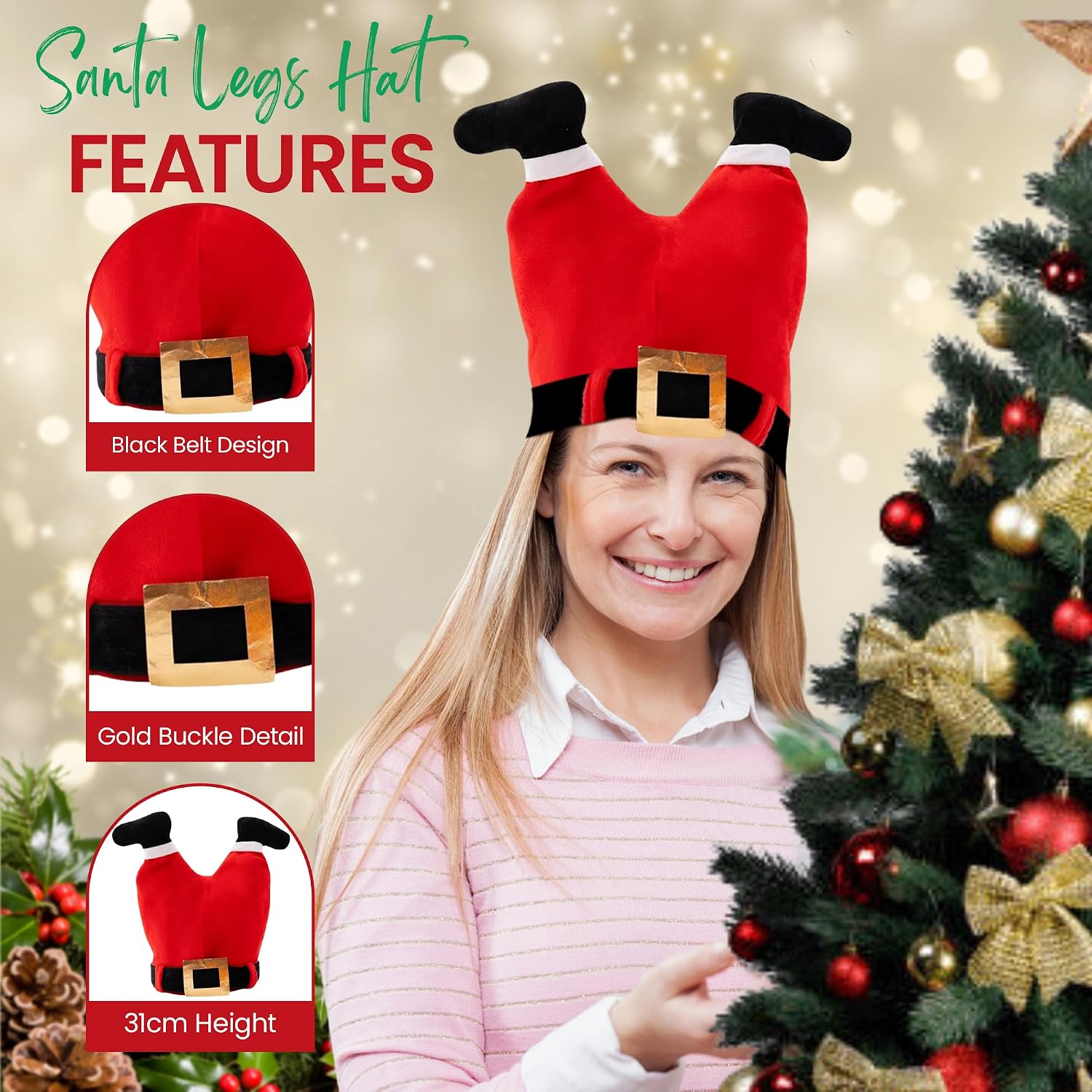 Thumbnail 6 de Novelty Christmas Hats pack 4-piece