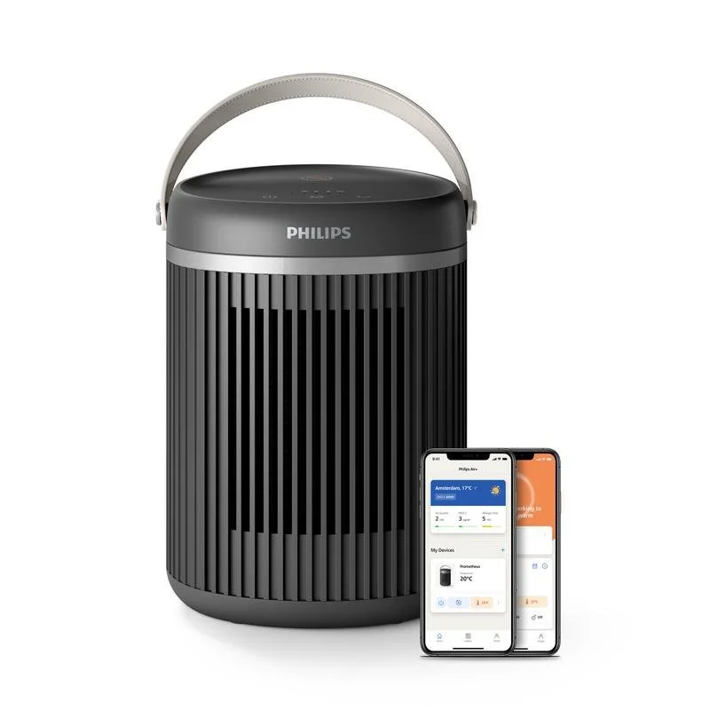 Detalle de Calefactor Cerámico Philips Serie 3000 2000W: calor rápido, ahorro y conexión WiFi