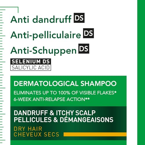 Detalle de Vichy Dercos Champú Anticaspa para Cabellos Secos 390 ml | Tecnología DS Selenium Microbiome