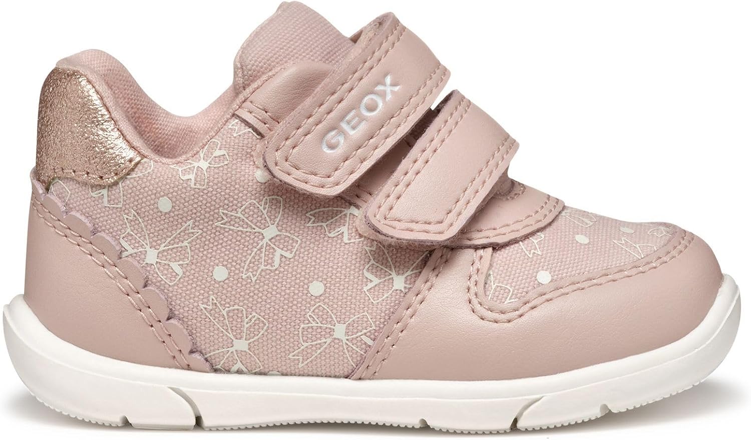 Detalle de Geox Baby Mädchen „Zapito Girl“ Sneaker – leichte, atmungsaktive Alltagsschuhe