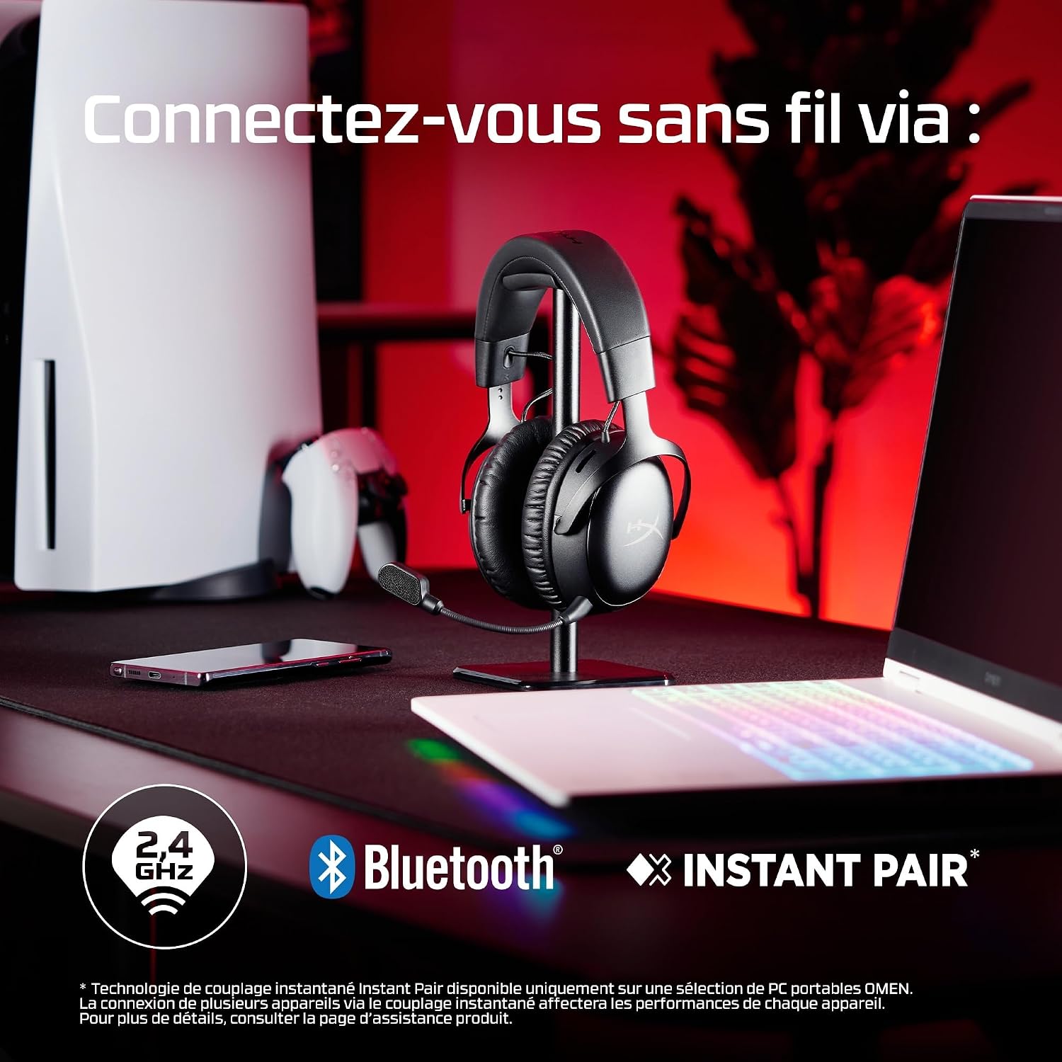 Detalle 2 de HyperX Cloud Alpha: casque gaming filaire à double chambre, aluminium et micro détachable