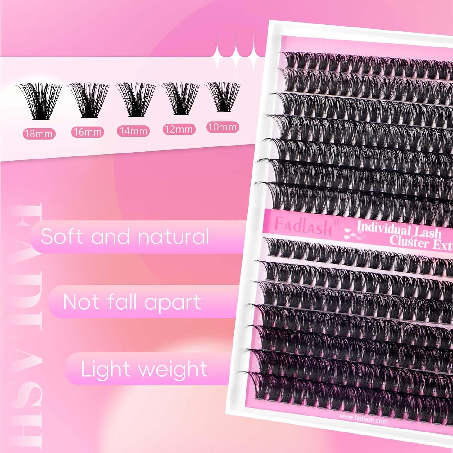 Detalle de FADLASH Wimpern Einzeln 0.07C Curl