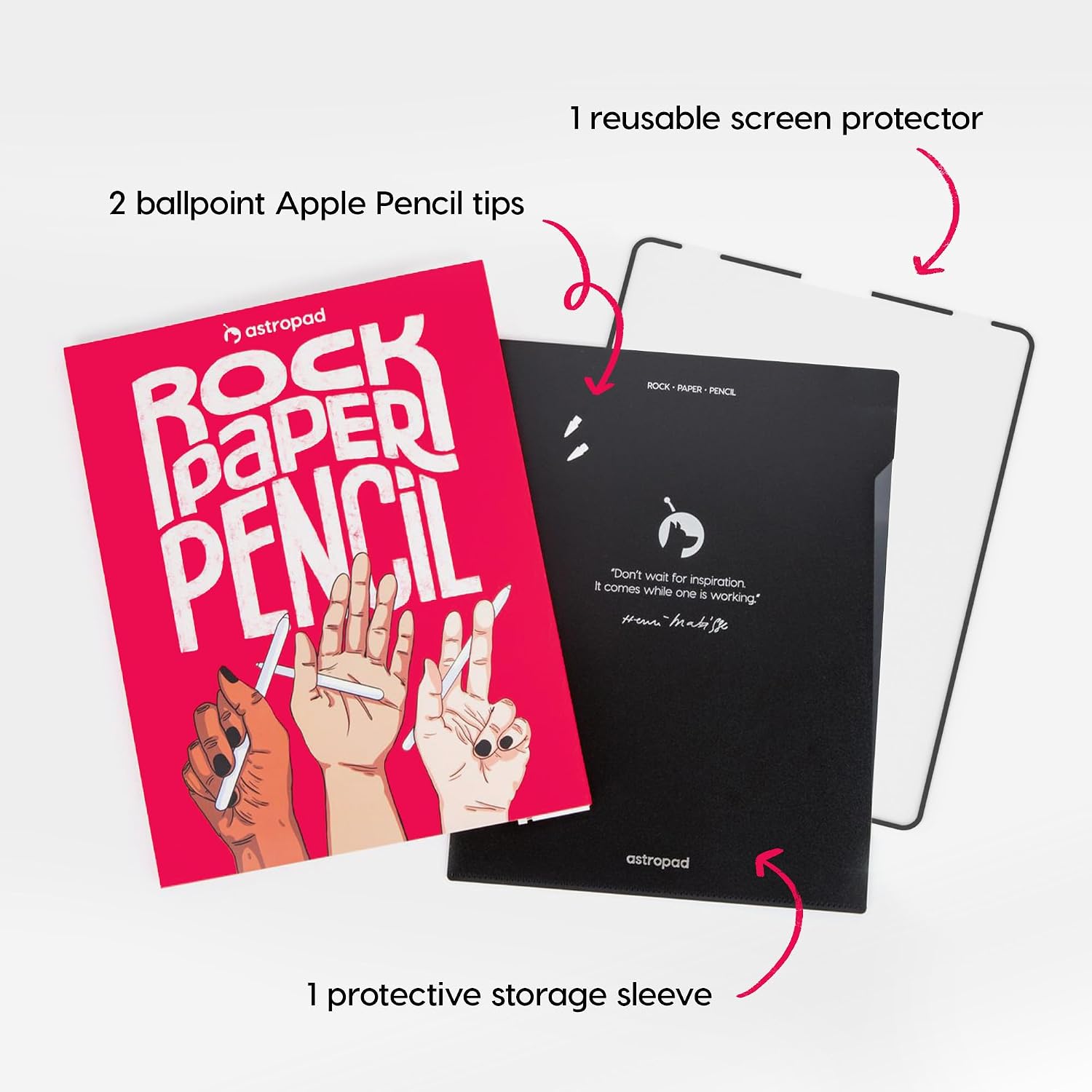 Thumbnail 6 de Astropad Rock Paper Pencil v3.0 ペーパースクリーンプロテクター 11インチiPad Pro・10.9インチiPad Air対応