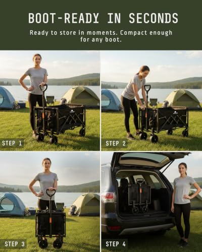 Thumbnail 8 de Voyager Lightweight 70L Camping Wagon with All-Terrain Wheels
