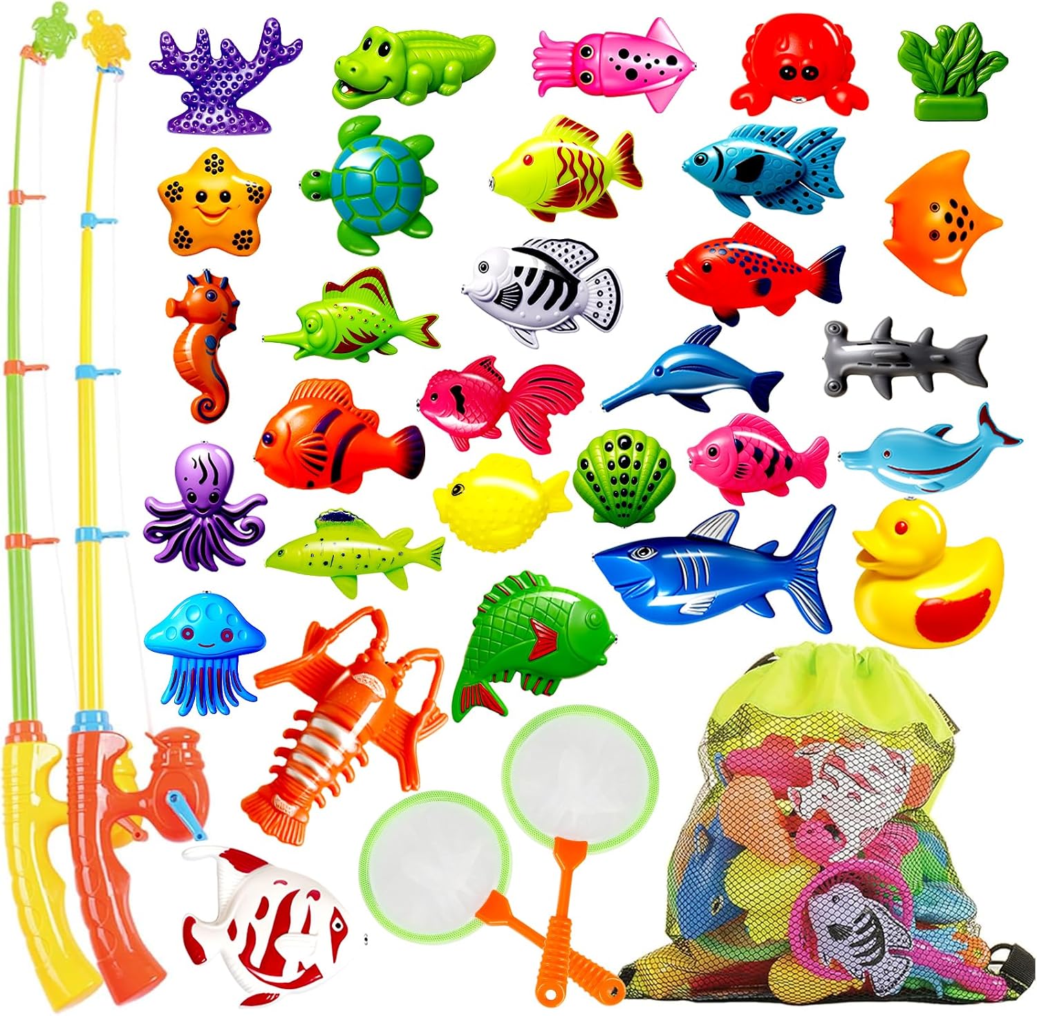 Thumbnail 6 de Goody King Magnetic Fishing Game Pool Party Pole Rod Net