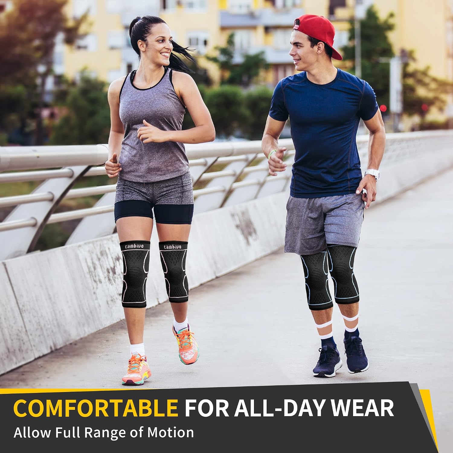 Thumbnail 4 de CAMBIVO Knee Sleeve 2-Pack