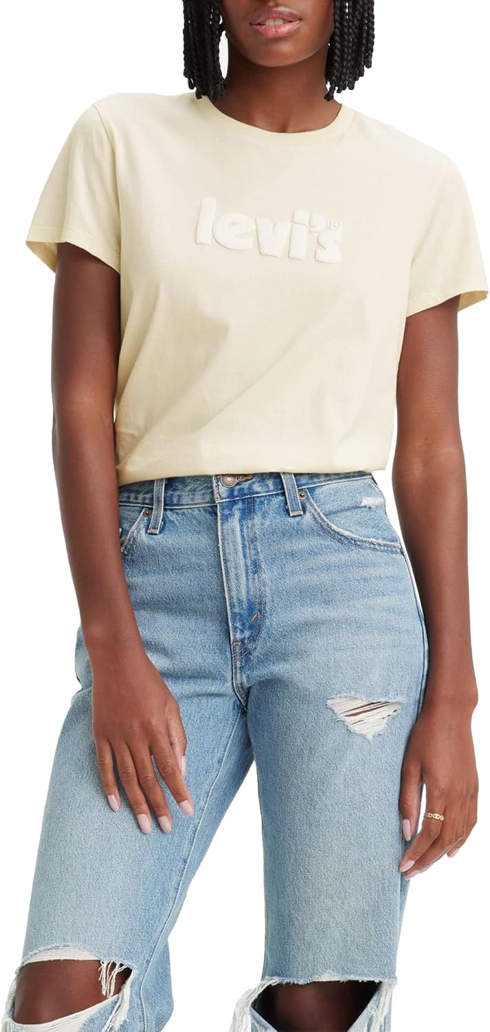 Detalle 2 de Levi's Women's Plus Size Perfect Tee T-Shirt, Logo Print
