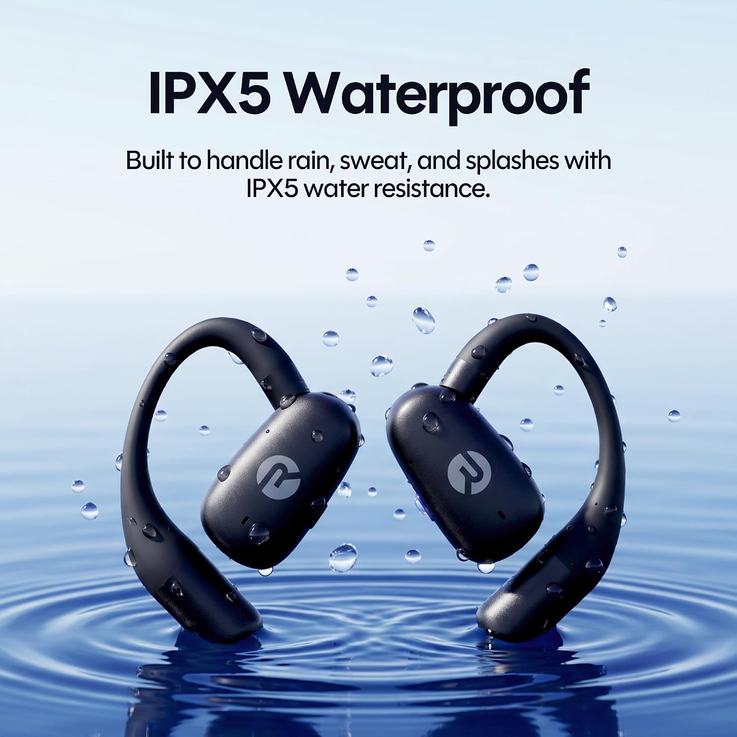 Detalle de Raycon RBO715-26E-BLA Everyday Open-Ear Earbuds, Bluetooth 6.0, IPX5