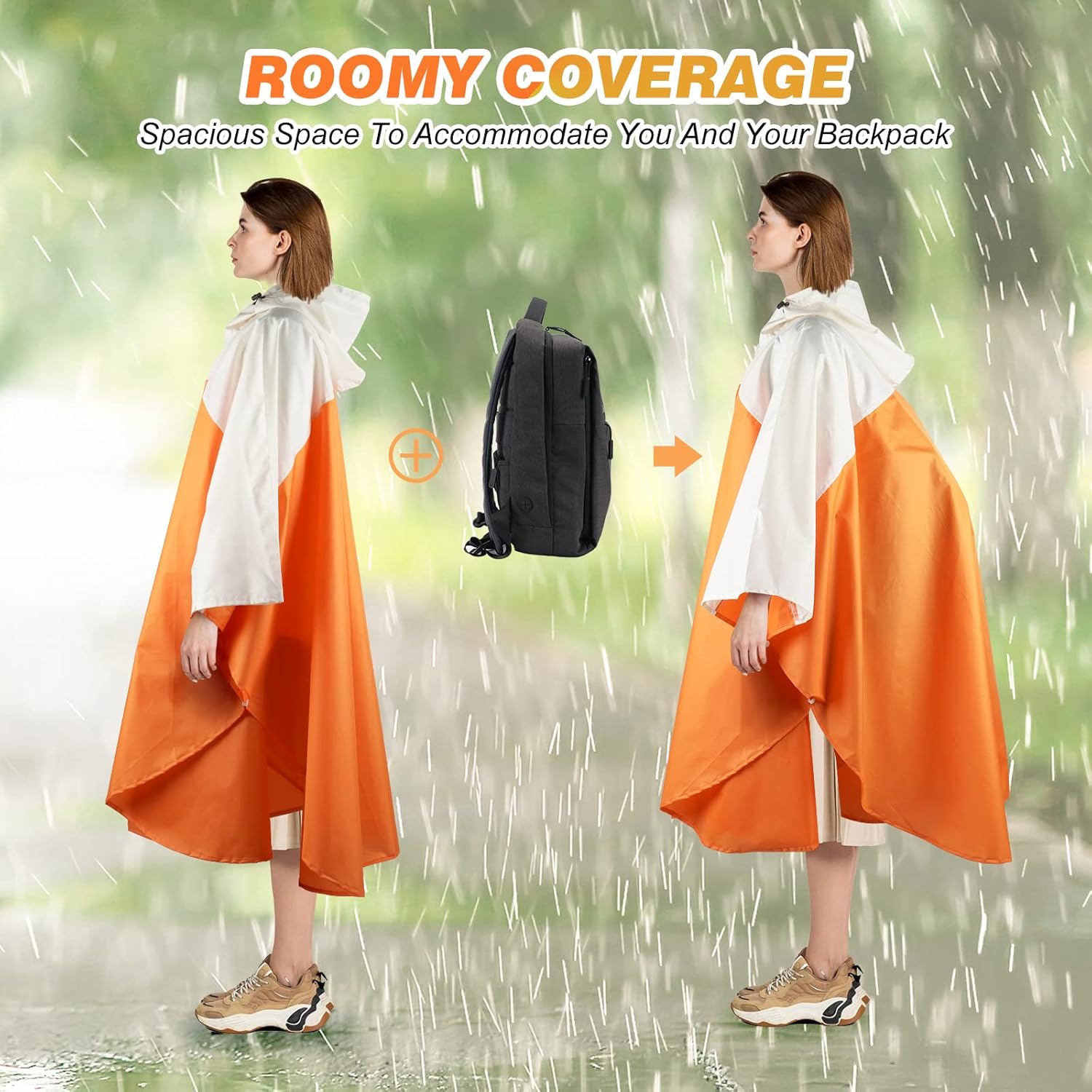 Thumbnail 1 de SOPPY Poncho Antipioggia Impermeabile Leggero XL – Unisex