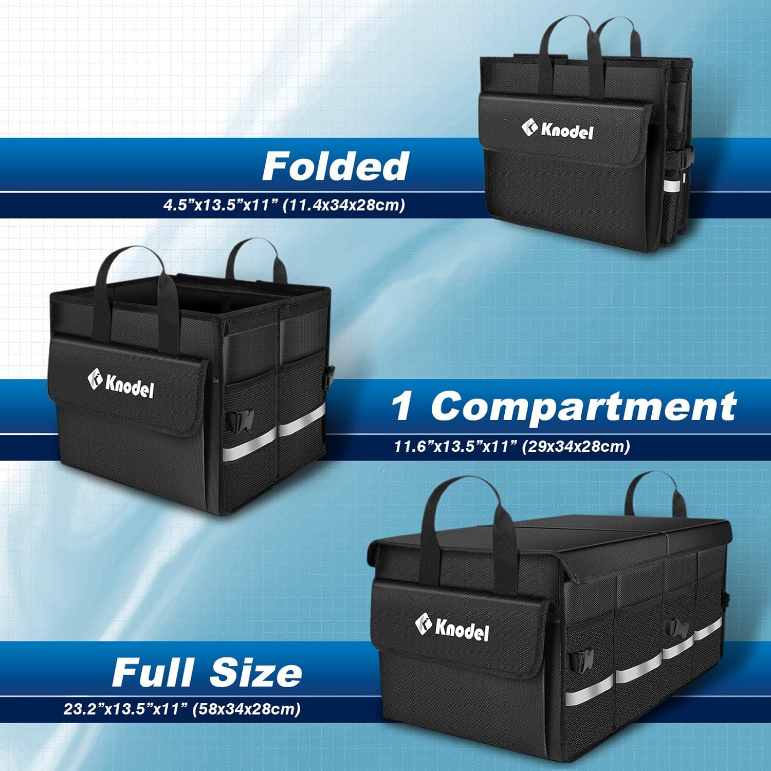 Detalle 2 de K KNODEL Car Trunk Organizer 1 Medium