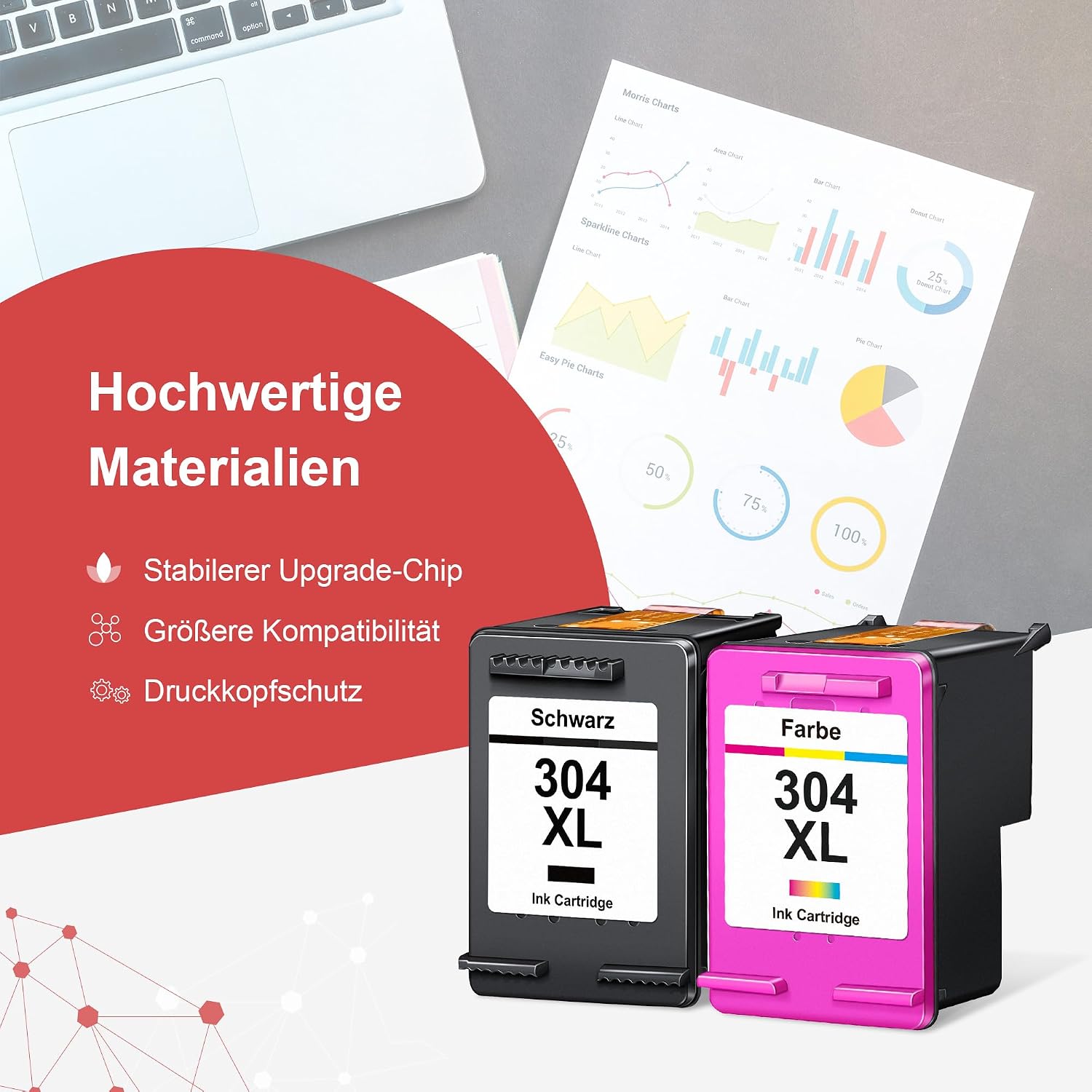 Detalle 2 de CanPick 304XL Multipack 2‑Pack Druckerpatronen 🖨