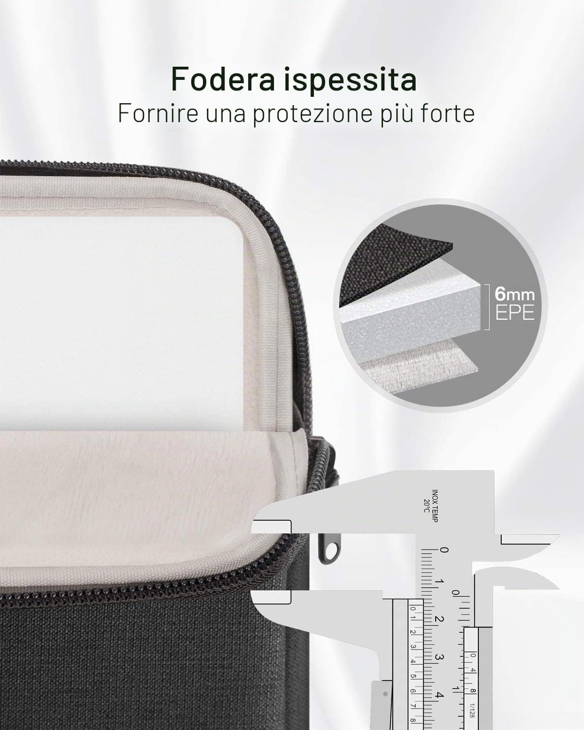 Thumbnail 4 de Inateck Custodia per laptop 15,3" compatibile con MacBook e Surface