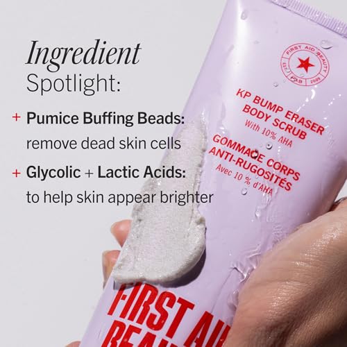 Thumbnail 5 de First Aid Beauty KP Bump Eraser Body Scrub with 10% AHA – 2 oz