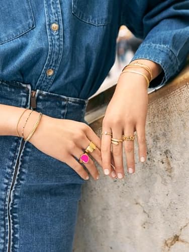 Thumbnail 1 de SINGULARU Letter Spark Anillo letra R, Plata 925 💍