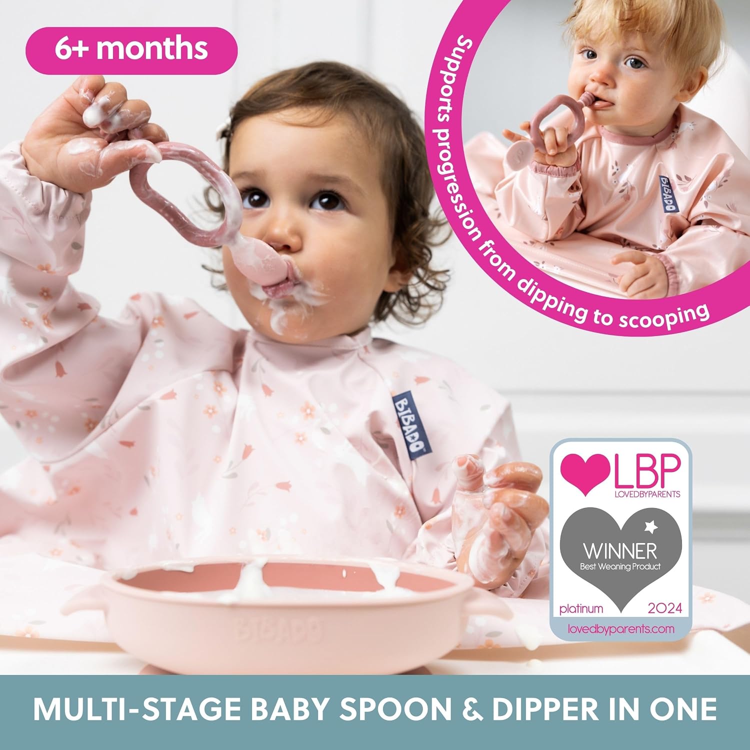 Detalle 2 de Bibado Dippit Baby Spoon and Dipper 2-Pack