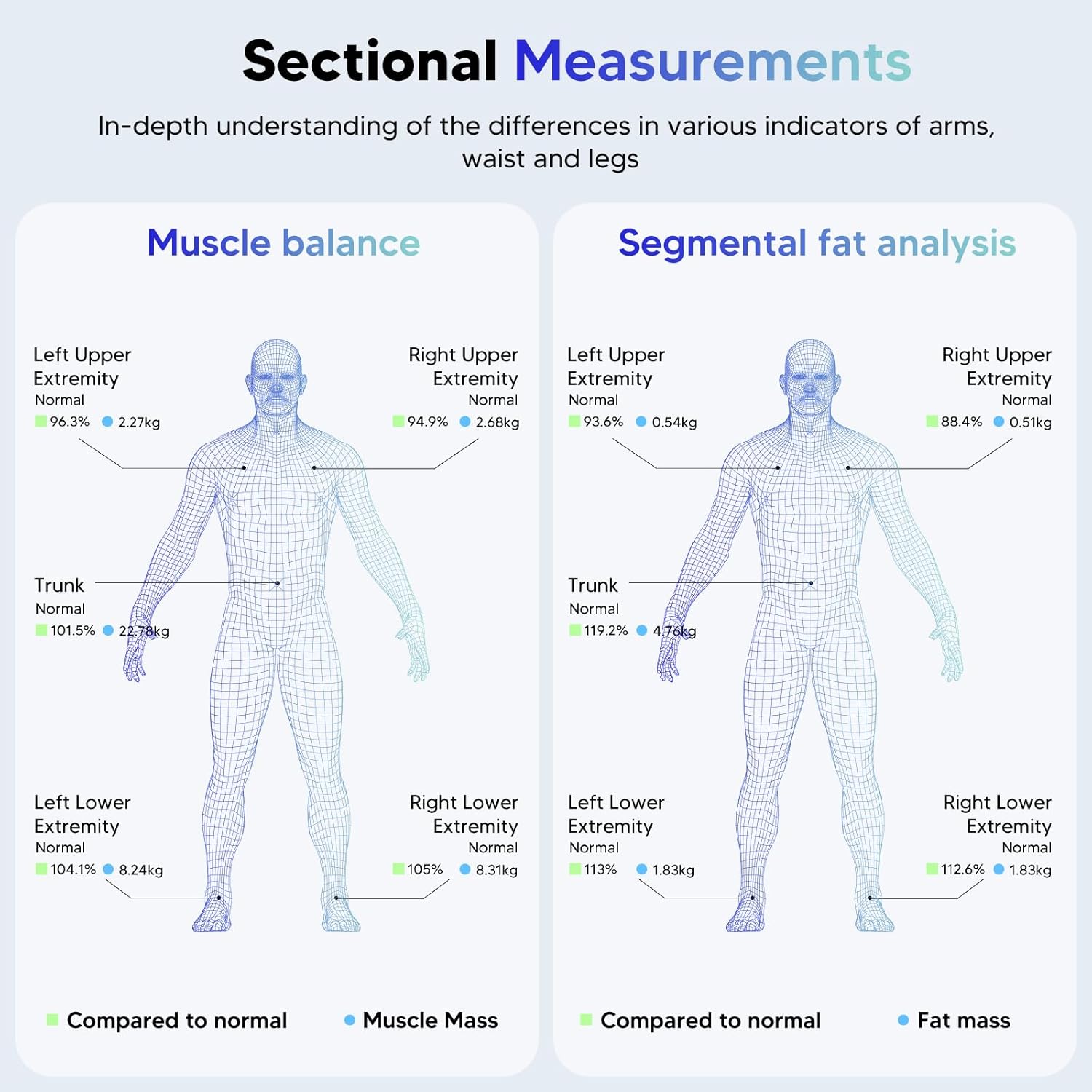 Detalle de arboleaf Smart Scale 8-electrode body composition scale (8 user profiles, Bluetooth, 180kg/400lb)