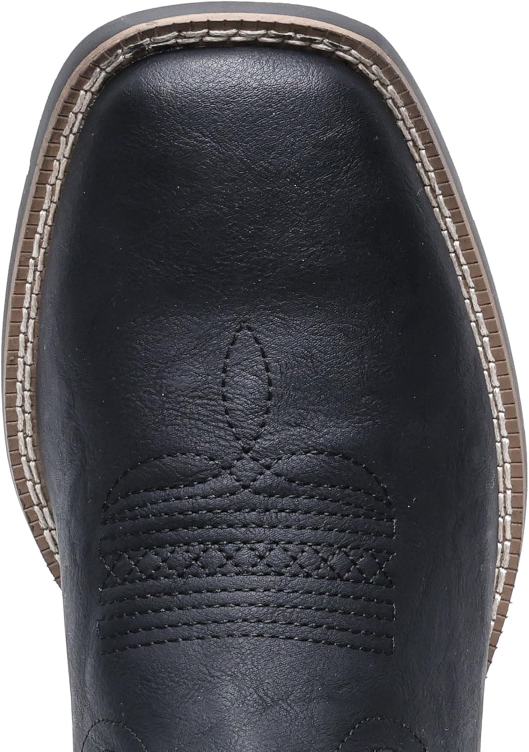 Detalle de IUV Cowboy Boots for Men: Square Toe Western Boot with All-Day Comfort and Slip-Resistant Sole