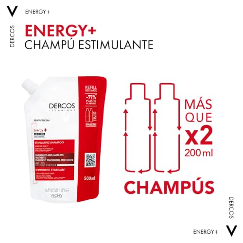 Thumbnail 6 de Vichy Dercos Energy+ Champú estimulante anti-caída con Aminexil – 500 ml (envase sostenible)