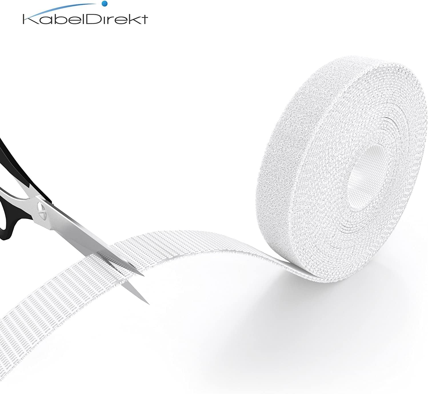 Thumbnail 1 de KabelDirekt Fascette Fermacavo 12,5 mm x 5 m: velcro riutilizzabile e lunghezza regolabile