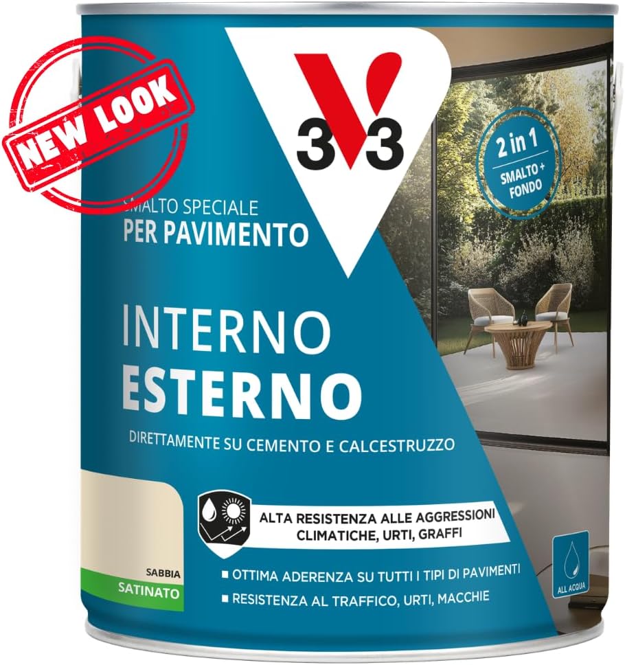 Thumbnail 1 de Smalto per pavimenti V33 Sabbia 0,5 L