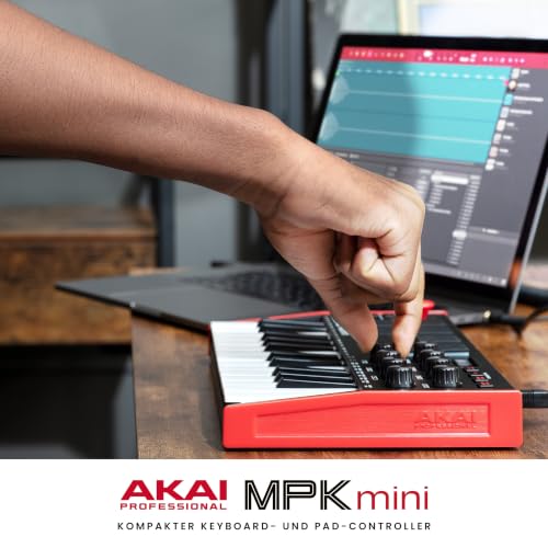 Thumbnail 9 de Akai Professional MPK Mini MK3 – USB-MIDI-Controller mit 25 Minikarten-Tasten, Arpeggiator, Pads und NKS-Unterstützung