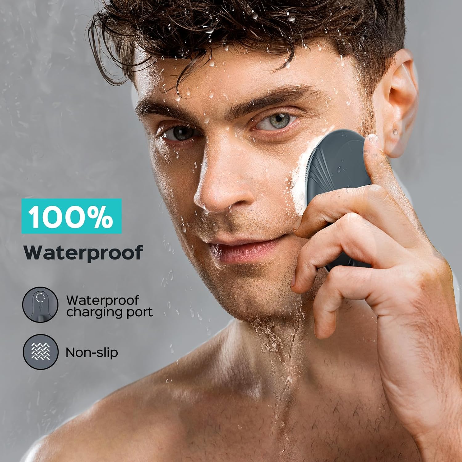 Thumbnail 4 de COSLUS FBS01 silicone cleansing brush 5 modes