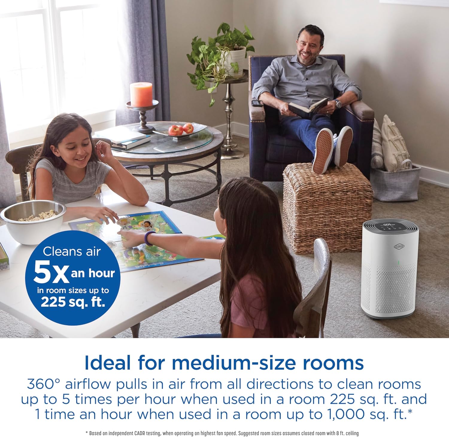 Detalle 2 de Clorox HEPA Air Purifier 1,000 Sq Ft 🏠