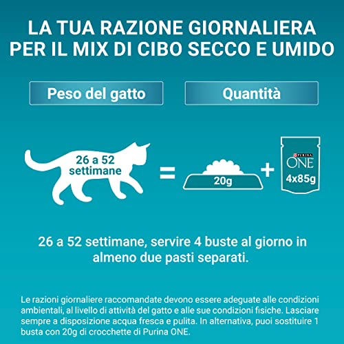 Thumbnail 9 de Purina ONE Junior Cibo Umido per Gattini – 48 Bustine da 85 g