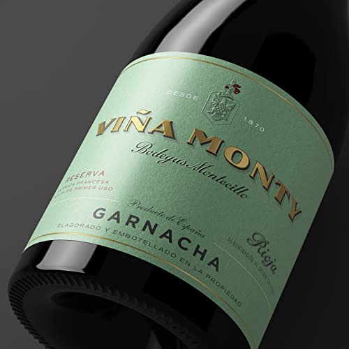 Detalle de Viña Monty Garnacha Reserva Vino Tinto Rioja 🍷 75 cl